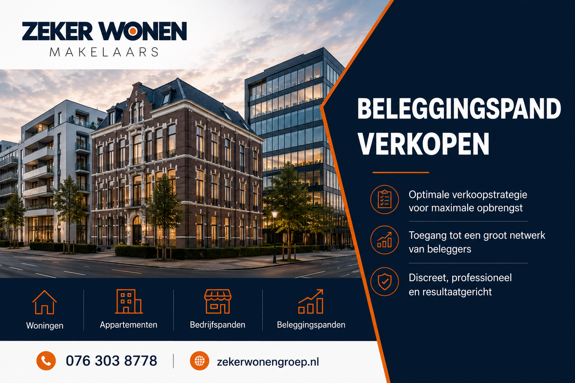 Beleggingspand verkopen met zekerheid