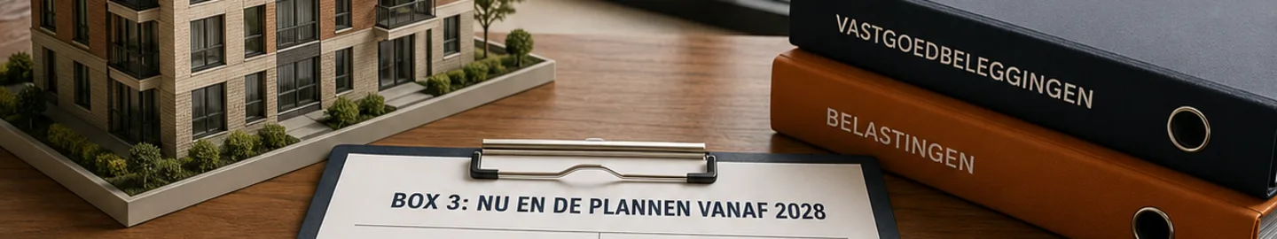 Box 3 en vastgoed huidige regels en plannen voor 2028