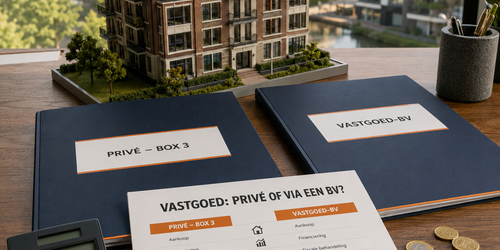 Blijft uw vastgoed privé of kiest u voor een bv-